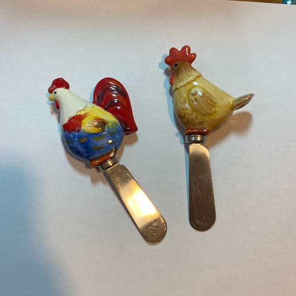 Colorful Rooster and Hen Spreaders - Picture 9 of 9